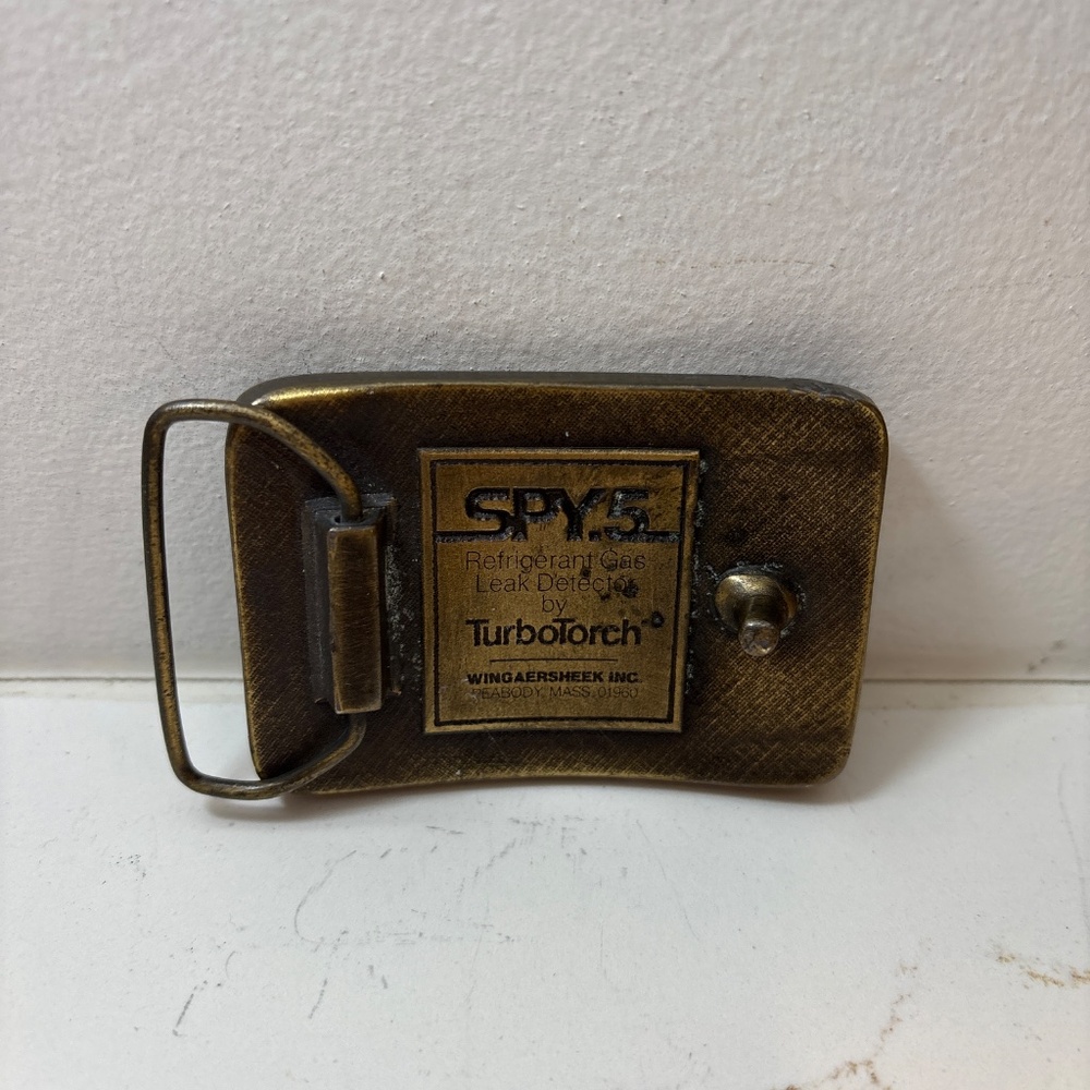 Super RARE TurboTorch SPY5 SPY 5 Belt Buckle - Picture 2 of 2